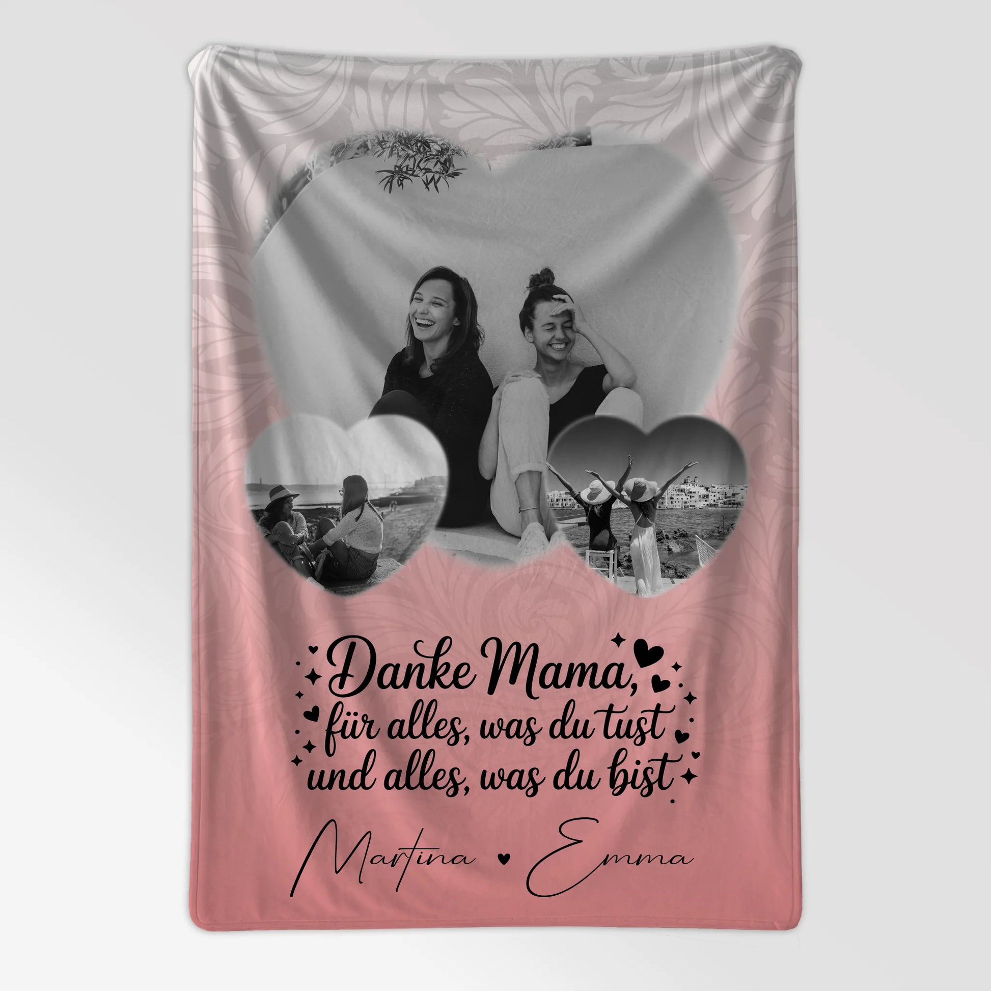 Personalisierte Kuscheldecke Mit Namen 3 Herz Fotos Vergiss Nie Wie Toll Du Bist 7