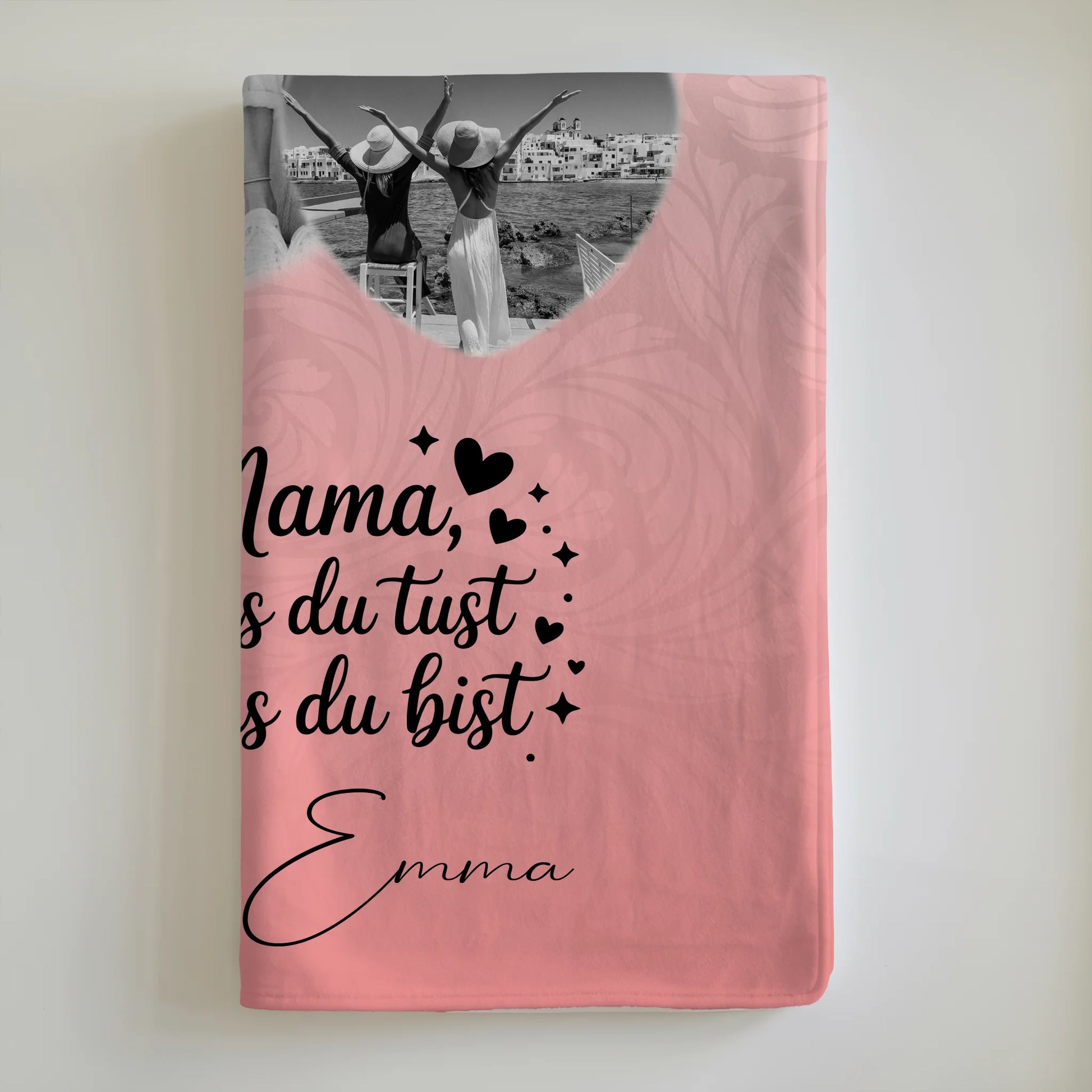 Personalisierte Kuscheldecke Mit Namen 3 Herz Fotos Vergiss Nie Wie Toll Du Bist 6