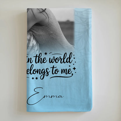 Mama Decke mit 3 Fotos Ein Leben lang an deiner Seite personalisiertes Geschenk 6