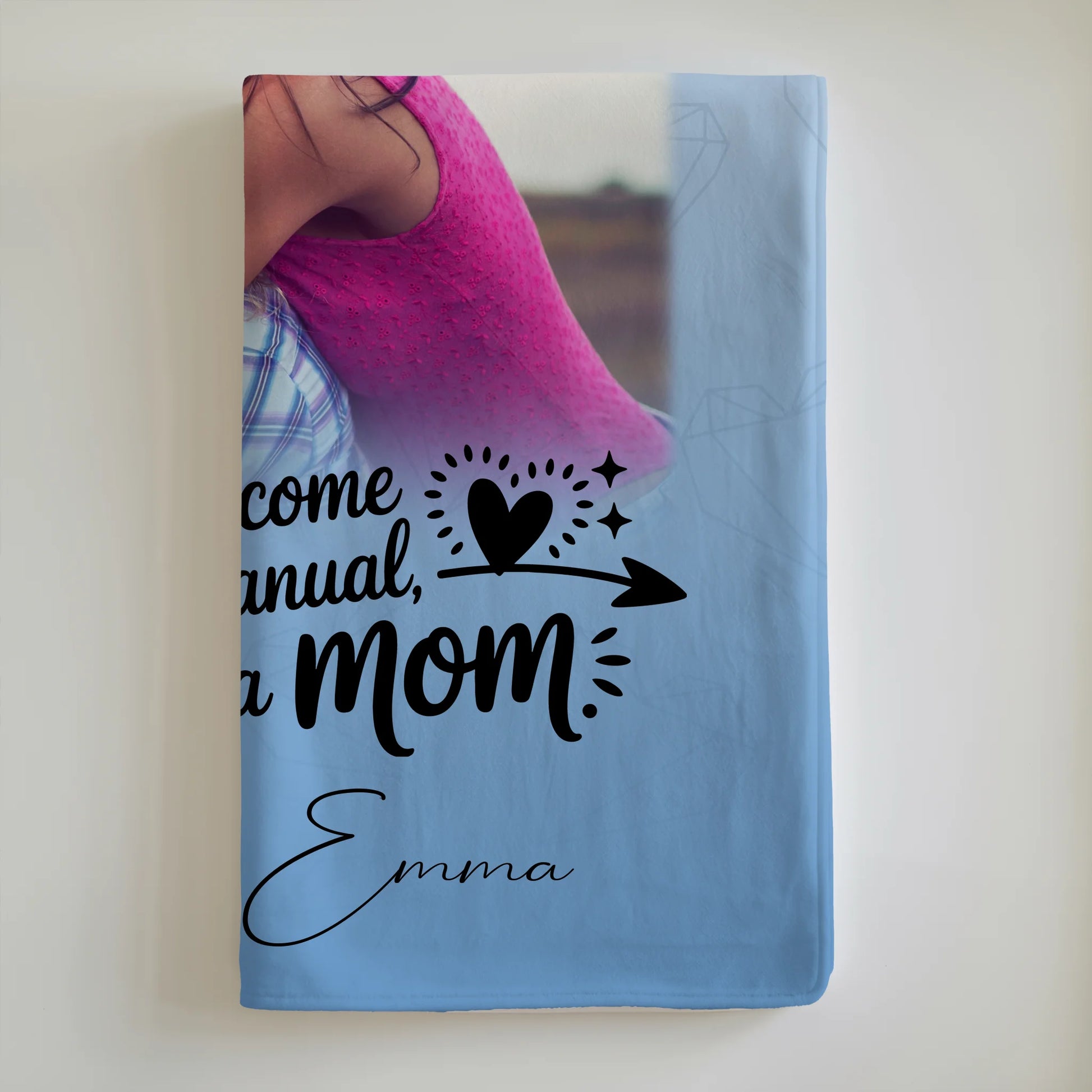 Personalisierte Decke Mit Namen 3 Fotos und Herz Foto Life is Better with You in It 6