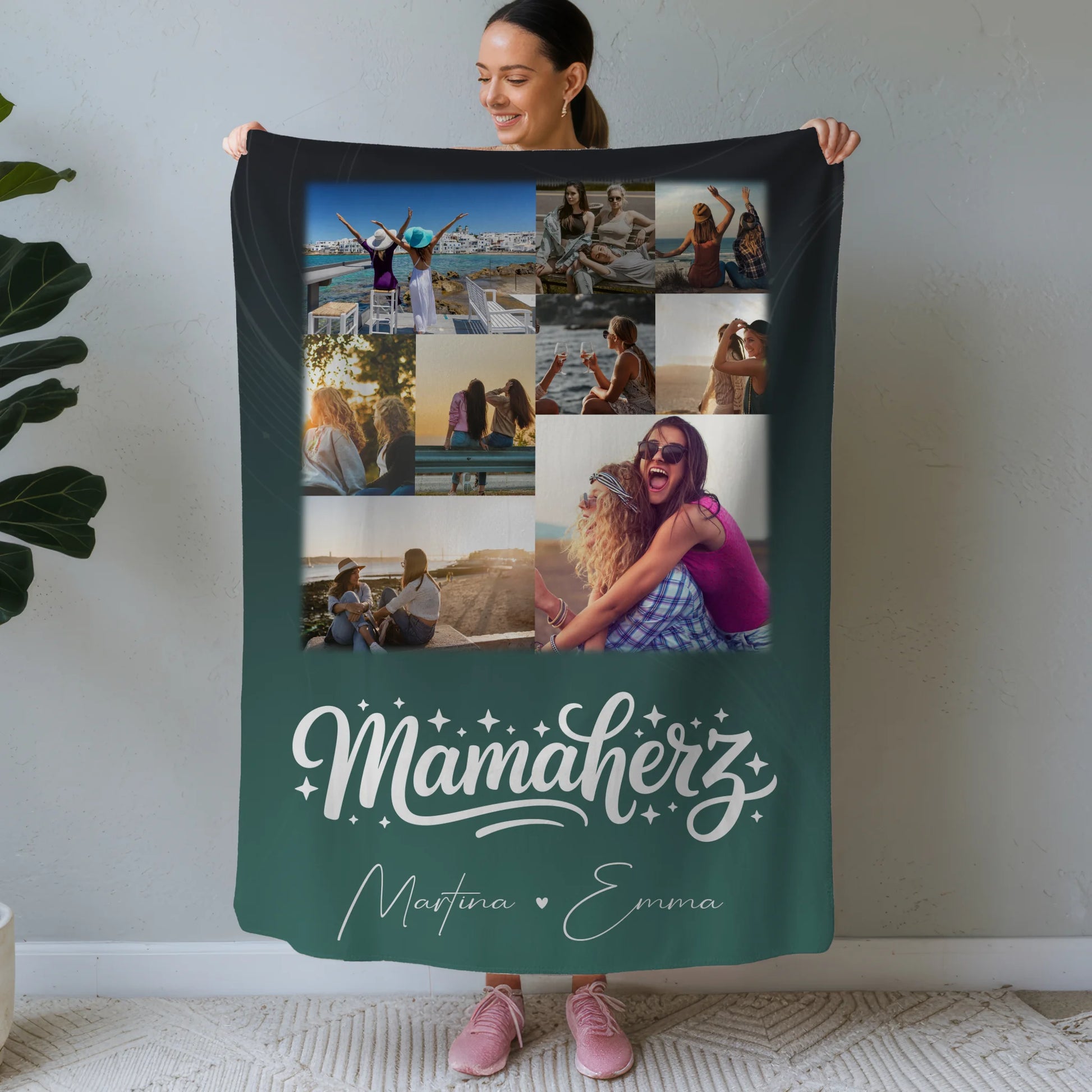 Personalisierte Kuscheldecke Mit Namen mit 9 Fotos Individuelles Geschenk für Jeden Anlass 1