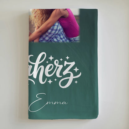 Personalisierte Kuscheldecke Mit Namen mit 9 Fotos Individuelles Geschenk für Jeden Anlass 6
