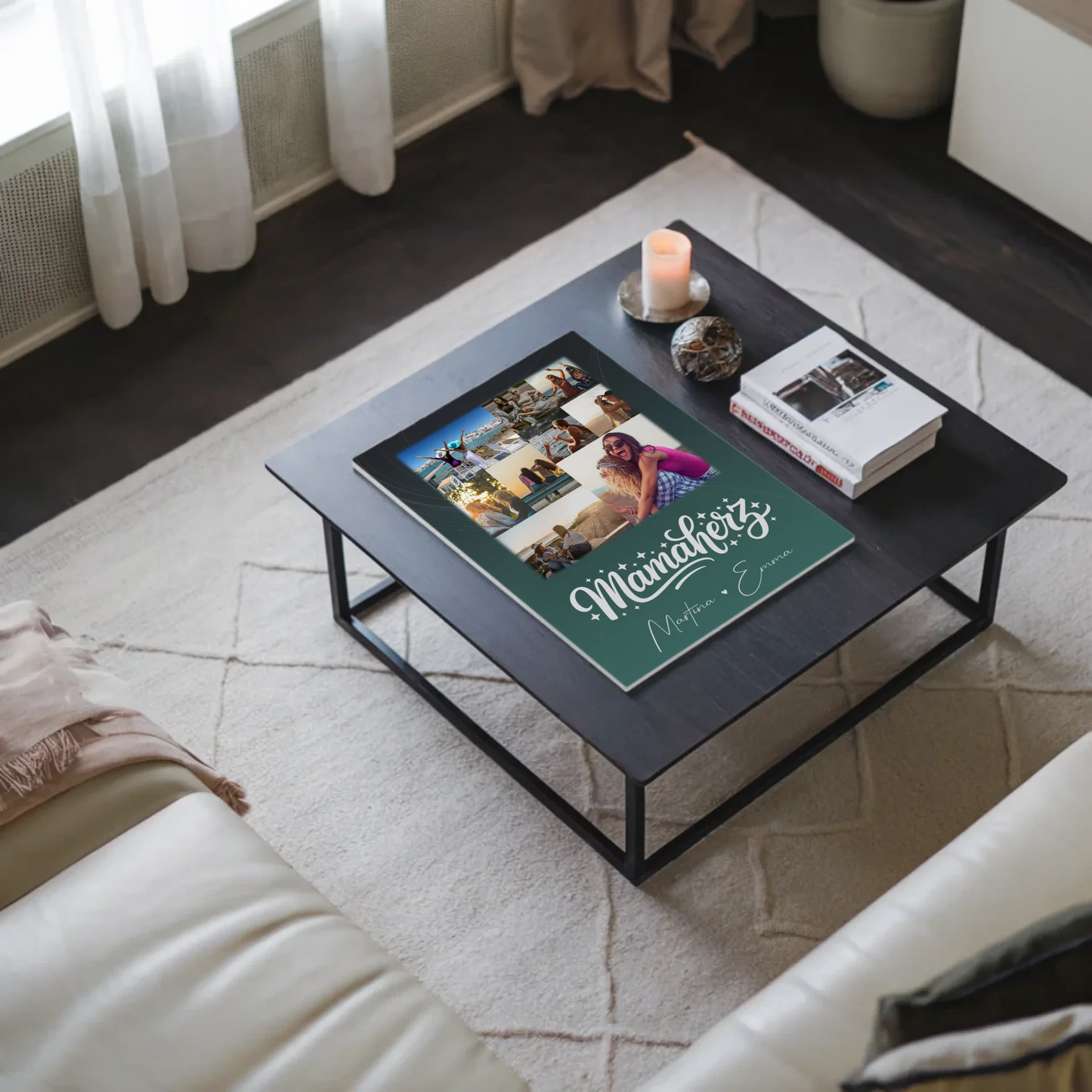 Personalisierte Mama Plakat Fotoboard mit 9 Fotos – Perfektes Geschenk für Mütter 9