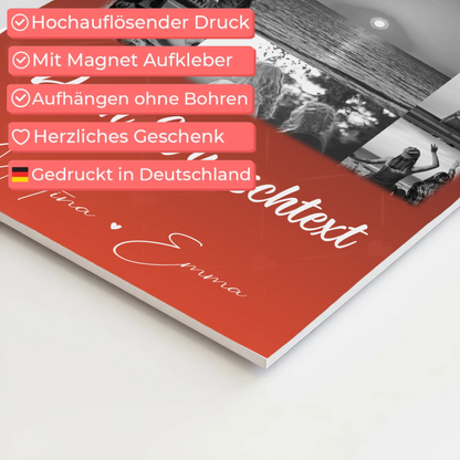 Mama Plakat Fotoboard mit 11 Fotos Wunschtext Einfach mal Danke sagen 4