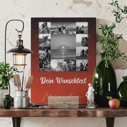 Mama Leinwand mit 11 Fotos Wunschtext Personalisiertes Geschenk Einfach mal Danke sagen 3