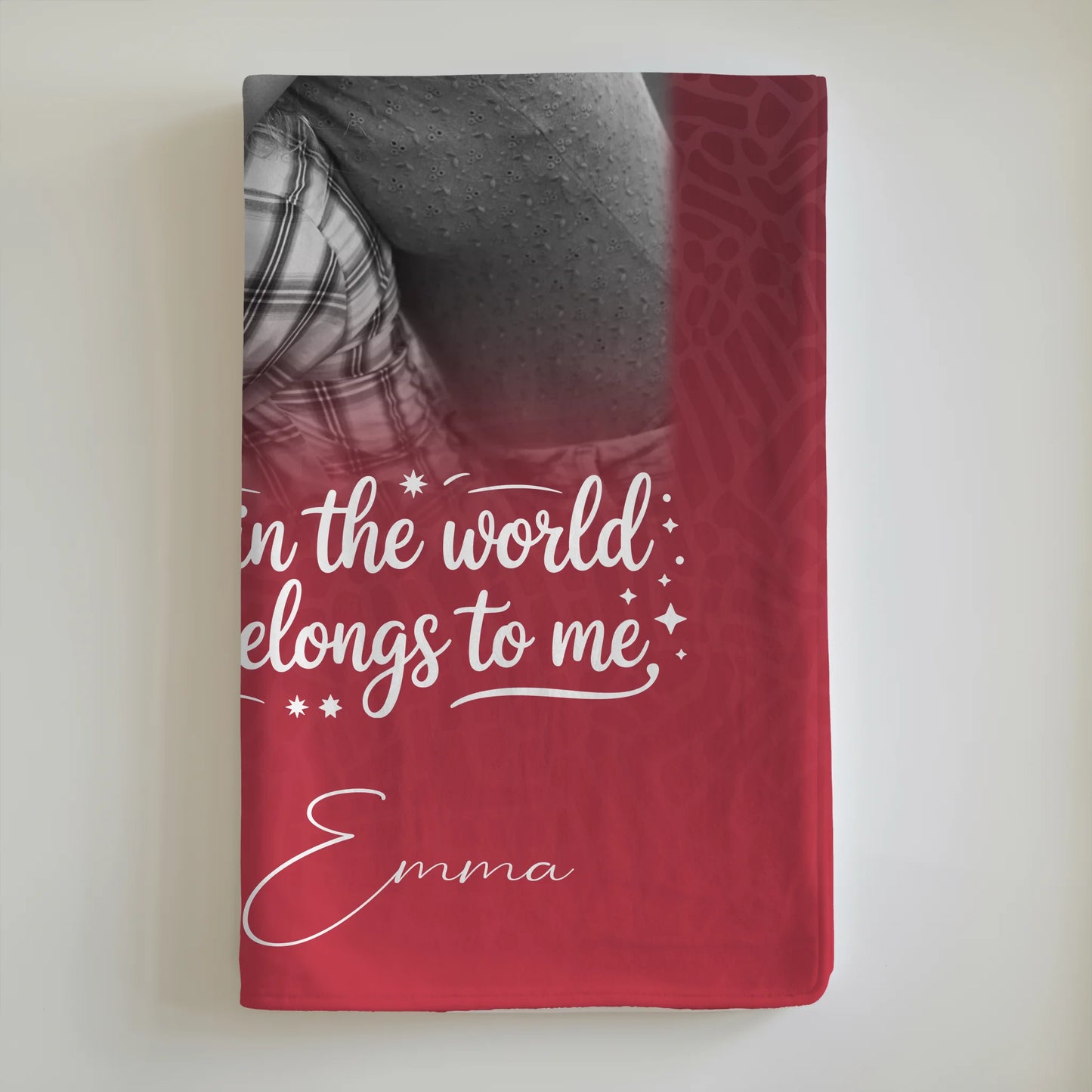 Personalisierte Mutter Tochter Decke mit 1 Foto Einfach so Perfektes Geschenk 6