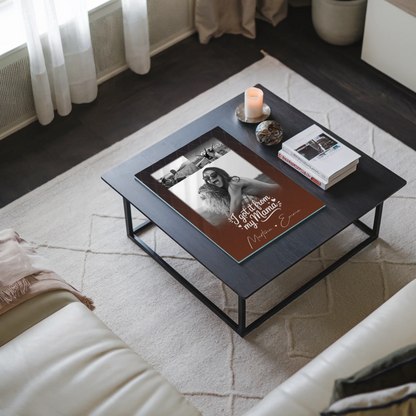 Personalisierte Mama Plakat Acrylglas Bild mit 3 Fotos Der Grund warum ich lächle Geschenk