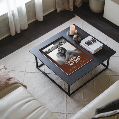 Personalisierte Mama Plakat mit 3 Fotos Der Grund warum ich lächle Geschenkidee für Mütter