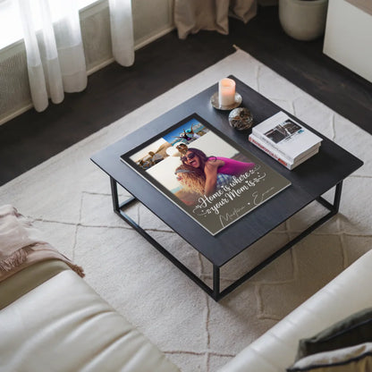 Mama Plakat Fotoboard mit 3 Fotos und 1 Herz Foto Allerbeste Perfekte Person 3