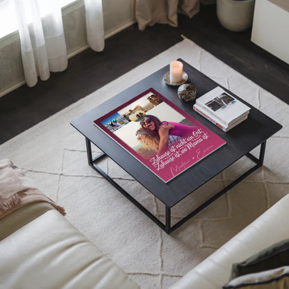 Mama Plakat mit 4 Fotos und 1 Kleines Herz Foto Du bist cool ich bin cool passt perfekt zum personalisierten Geschenk 3