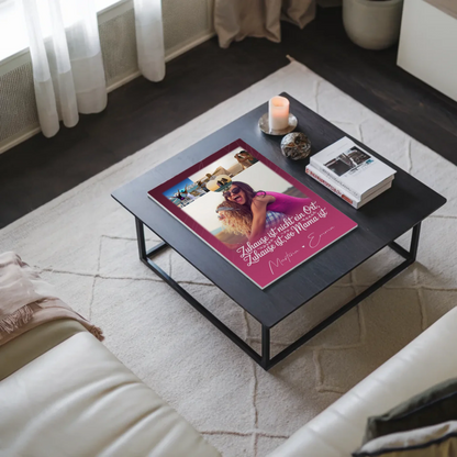 Mama Plakat mit 4 Fotos und 1 Kleines Herz Foto Du bist cool ich bin cool passt perfekt zum personalisierten Geschenk