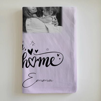 Kuscheldecke Mit Namen Und Motiv 4 Fotos Und 1 Herz Foto Our Family 6