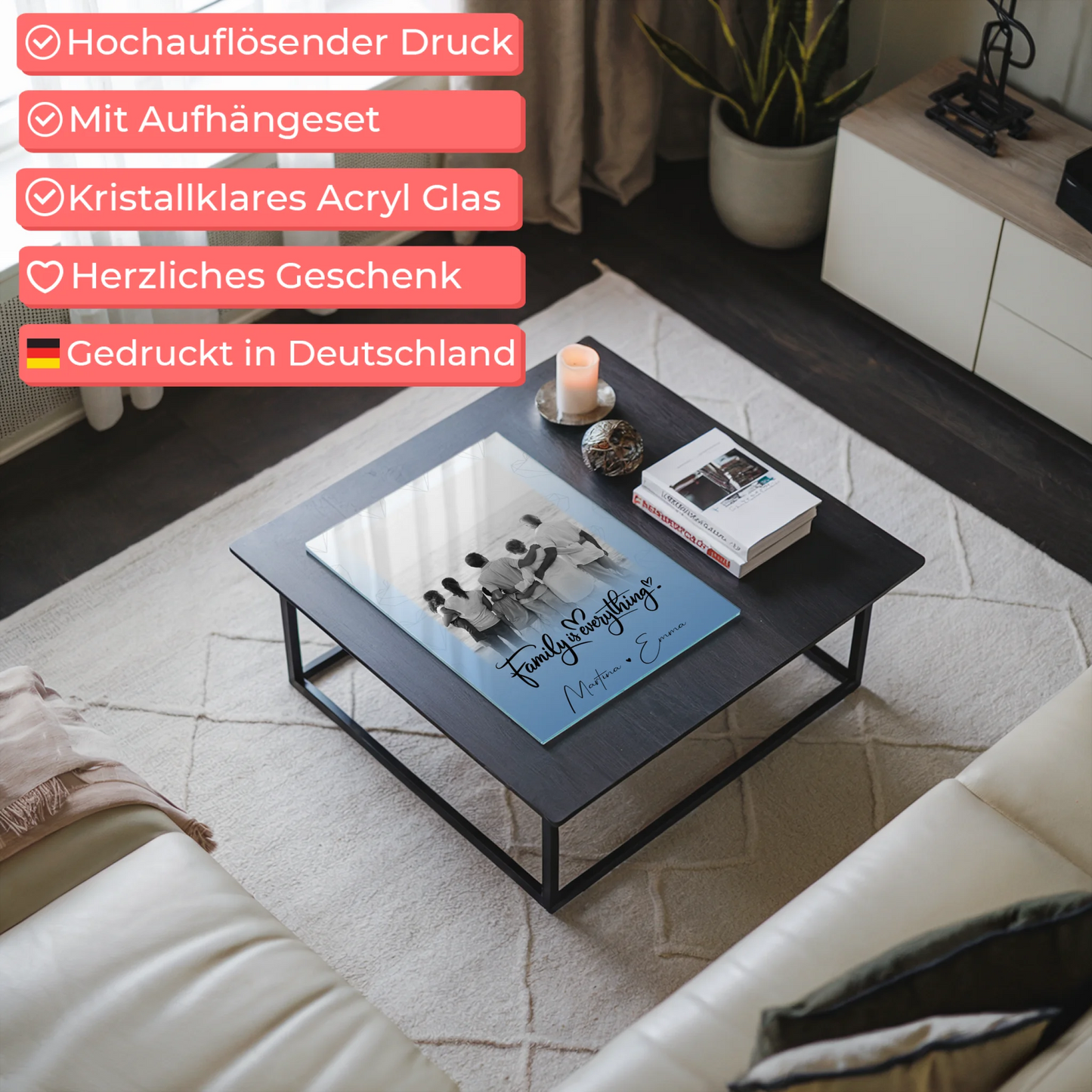 Familienbild Personalisiert Acrylglas Bild 1 Foto Family Is Everything Geschenk