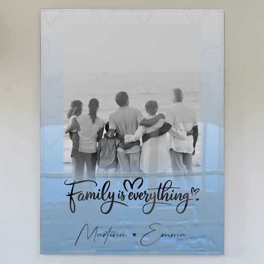 Familienbild Personalisiert Acrylglas Bild 1 Foto Family Is Everything Geschenk