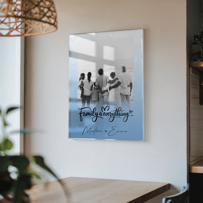 Familienbild Personalisiert Acrylglas Bild 1 Foto Family Is Everything Geschenk