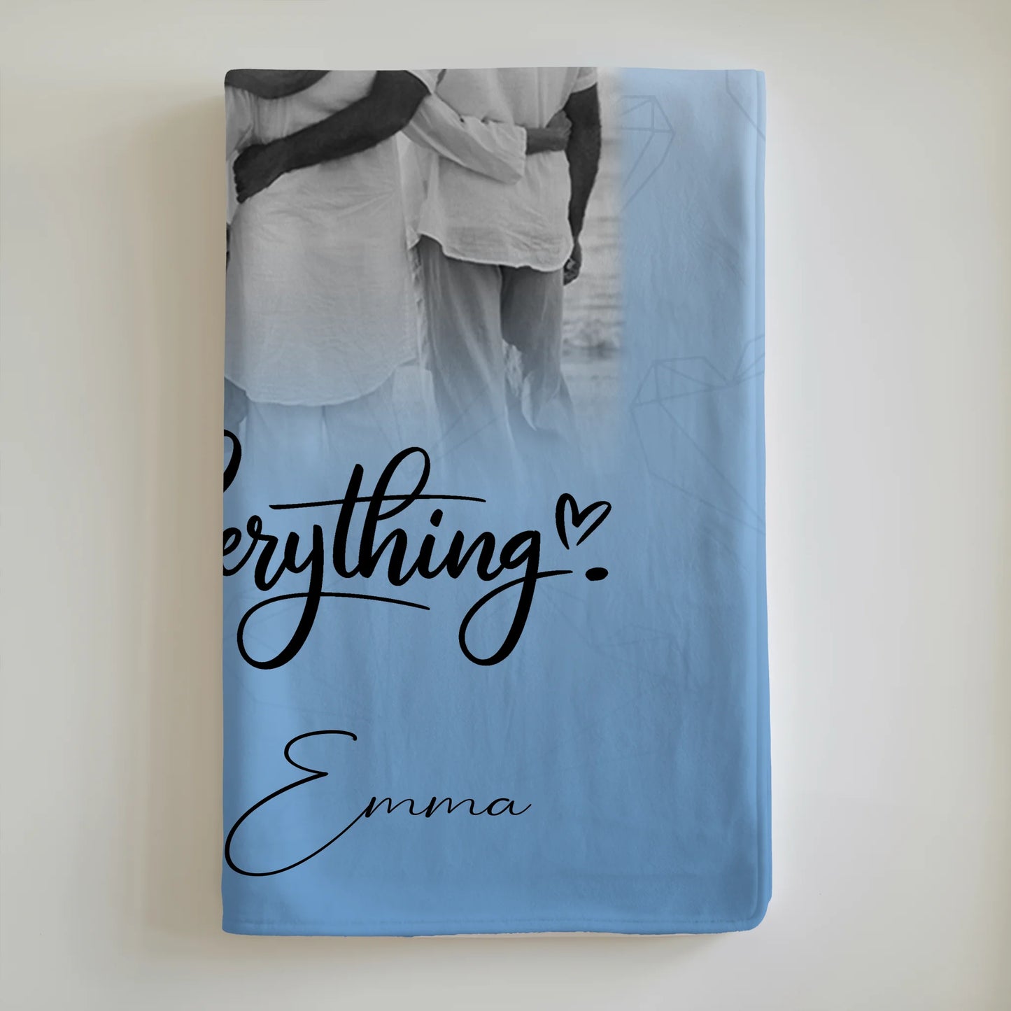 Decke Mit Namen 1 Foto Family Is Everything Personalisiertes Geschenk für Familie 6