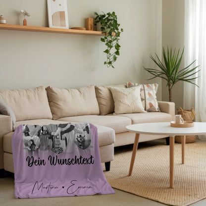 Decke Mit Namen 1 Foto 3 Herz Fotos Wunschtext Family Is Everything Personalisiert 4