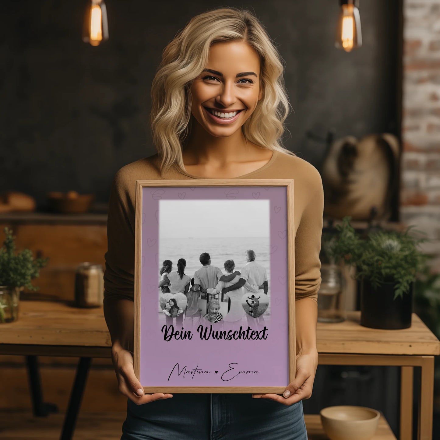 Poster Namen Familie 1 Foto 3 Herz Fotos Wunschtext Family Is Everything