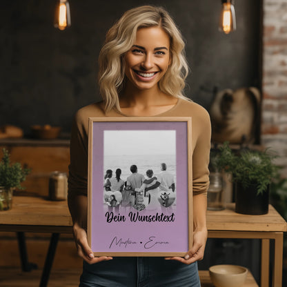 Poster Namen Familie 1 Foto 3 Herz Fotos Wunschtext Family Is Everything