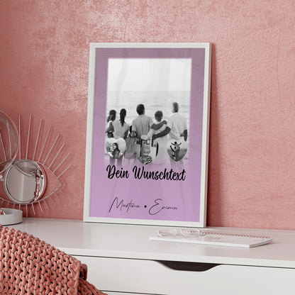Poster Namen Familie 1 Foto 3 Herz Fotos Wunschtext Family Is Everything