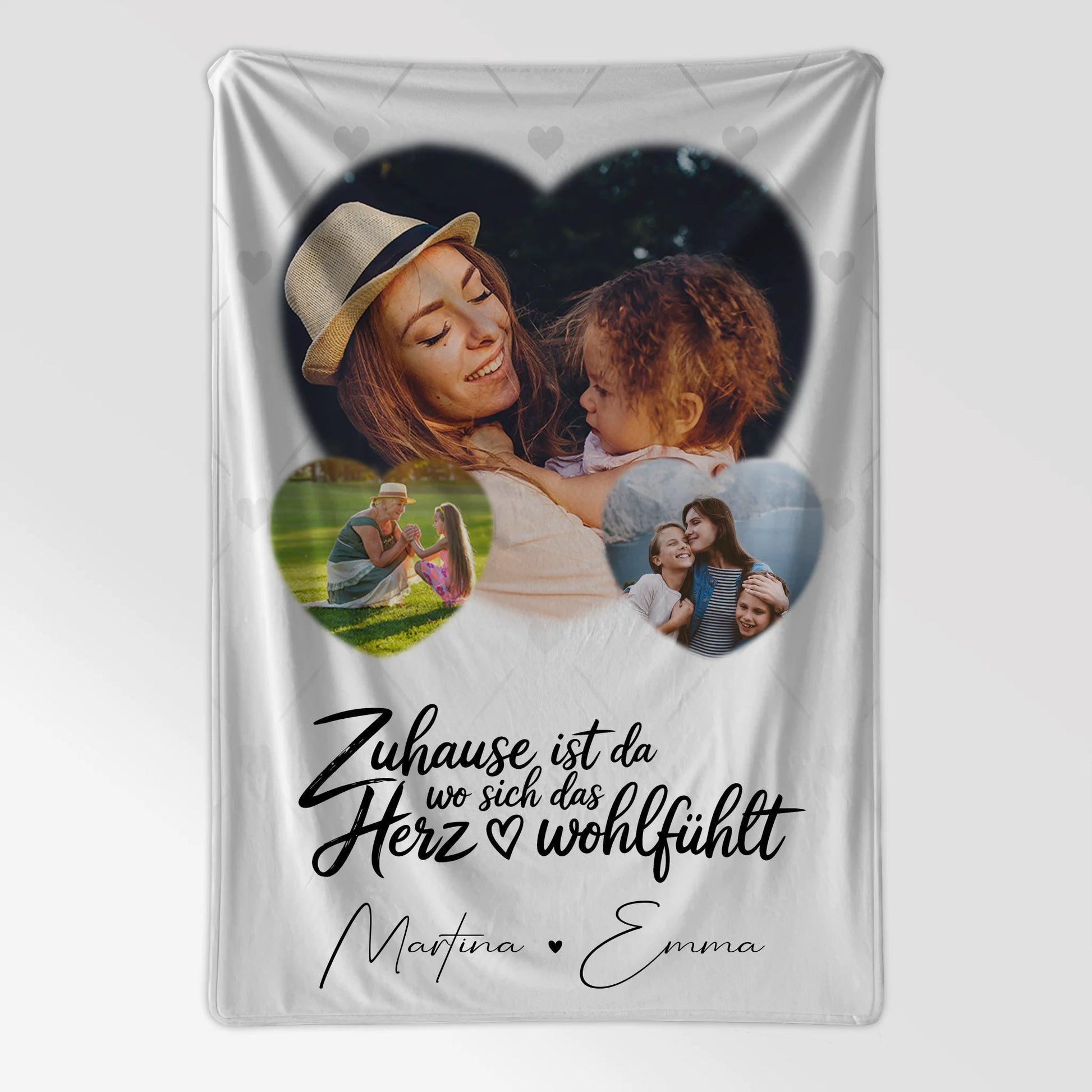 Personalisierte Kuscheldecke Mit Namen 3 Herz Fotos Das Herz Wohlfühlt für Liebe und Gemütlichkeit 7