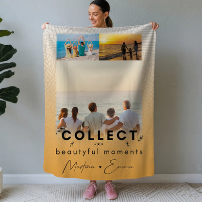 Personalisierte Kuscheldecke Mit Namen 3 Fotos Collect Beautiful Moments Perfektes Geschenk 1