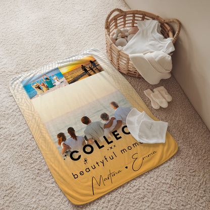 Personalisierte Kuscheldecke Mit Namen 3 Fotos Collect Beautiful Moments Perfektes Geschenk 2