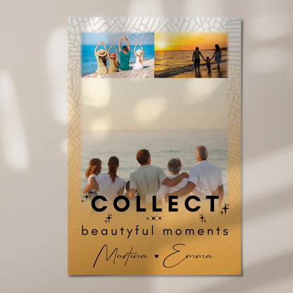 Wandbild Familie Personalisiert mit 3 Fotos Collect Beautiful Moments Individuell gestaltet 1