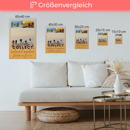 Wandbild Familie Personalisiert mit 3 Fotos Collect Beautiful Moments Individuell gestaltet