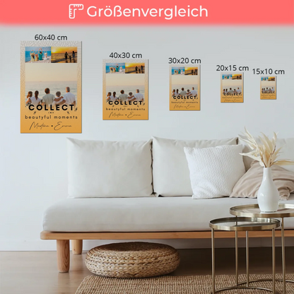 Wandbild Familie Personalisiert mit 3 Fotos Collect Beautiful Moments Individuell gestaltet