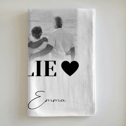 Personalisierte Kuscheldecke Mit Namen 4 Fotos Familie Geschenkidee 6