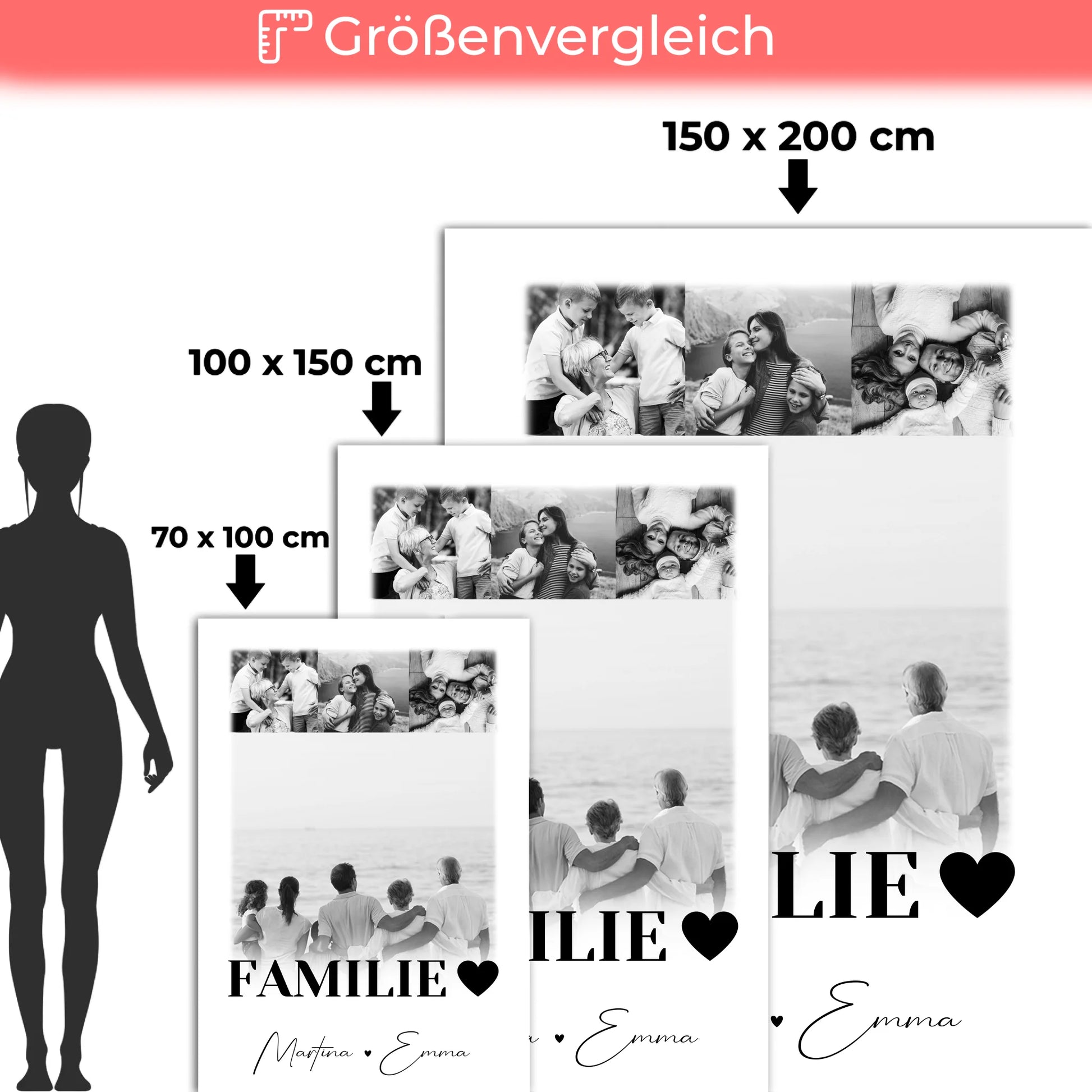 Personalisierte Kuscheldecke Mit Namen 4 Fotos Familie Geschenkidee 5