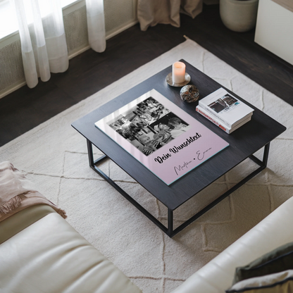 Familienbild Personalisiert mit 8 Fotos 1 Herz Foto Wunschtext Geschenk
