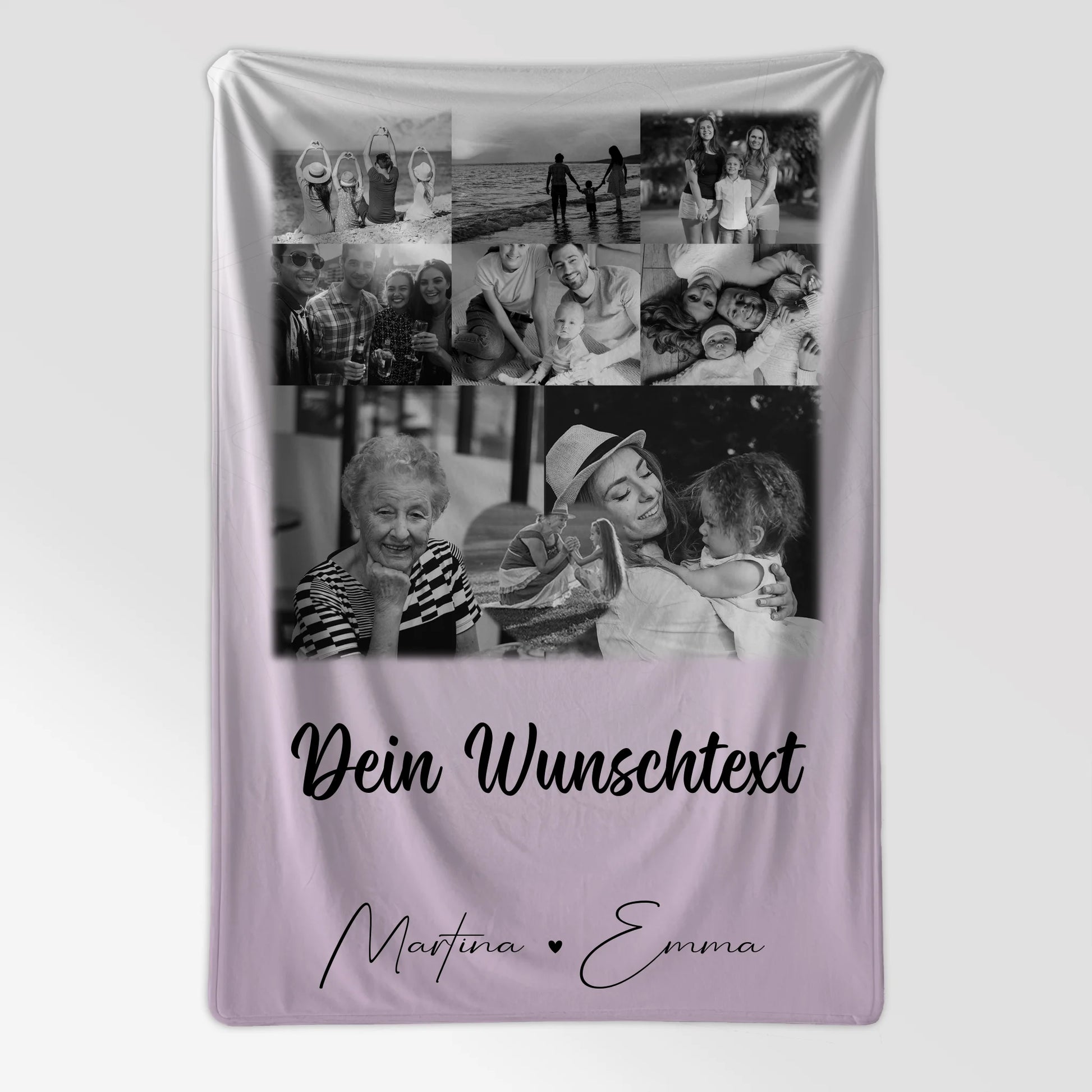 Kuscheldecke Mit Namen Und Motiv 8 Fotos 1 Herz Foto Wunschtext personalisiertes Geschenk 7