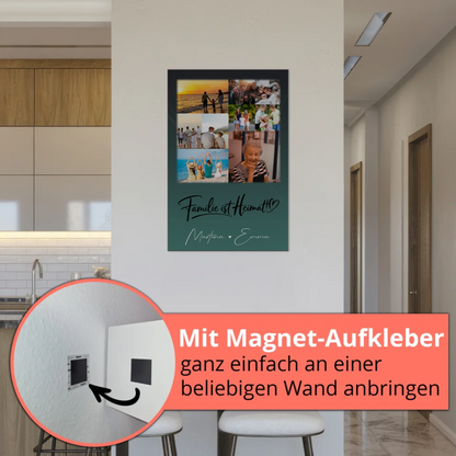 Wandbild Familie Personalisiert mit 9 Fotos Familie ist Heimat Geschenk 5
