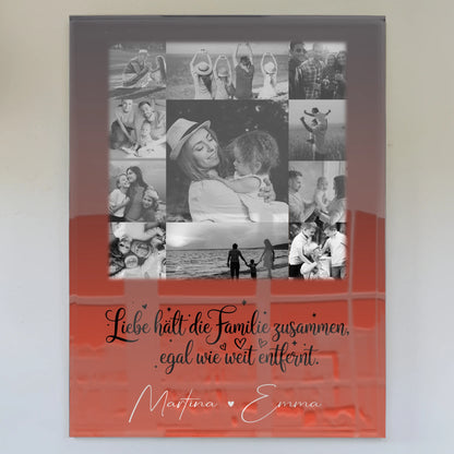 Familienbild Personalisiert mit 11 Fotos für mehr Familie Zusammenhalt individuell gestaltet