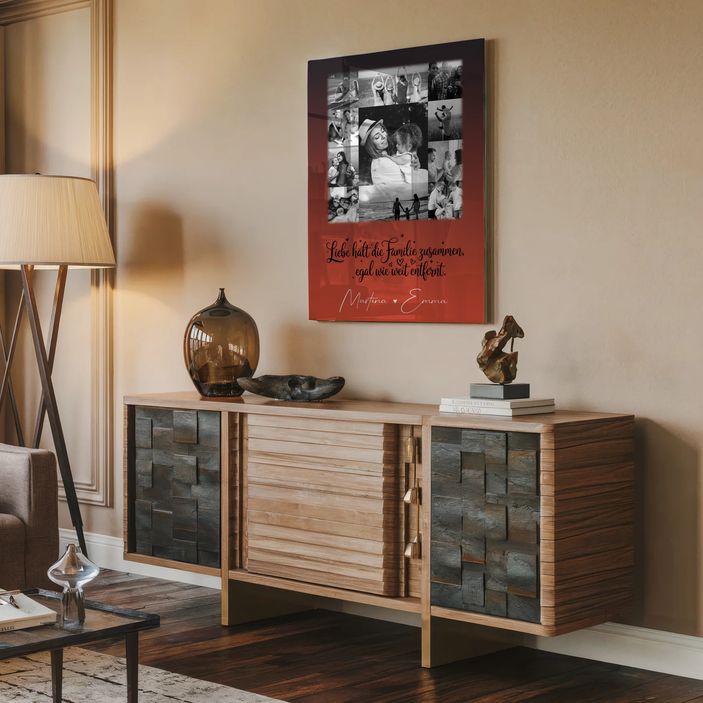 Familienbild Personalisiert mit 11 Fotos für mehr Familie Zusammenhalt individuell gestaltet