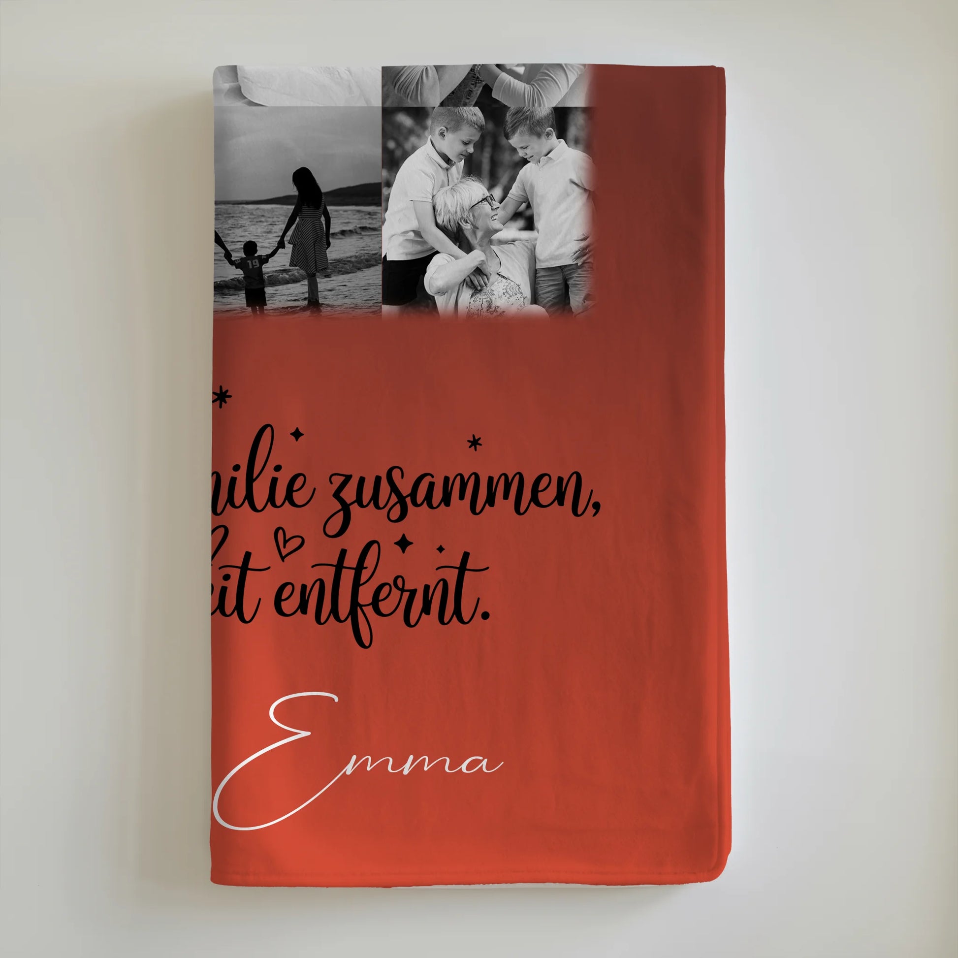 Personalisierte Decke Mit Namen 11 Fotos Familie Zusammenhalt Geschenk für Liebevolle Momente 6