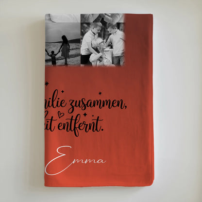 Personalisierte Decke Mit Namen 11 Fotos Familie Zusammenhalt Geschenk für Liebevolle Momente 6