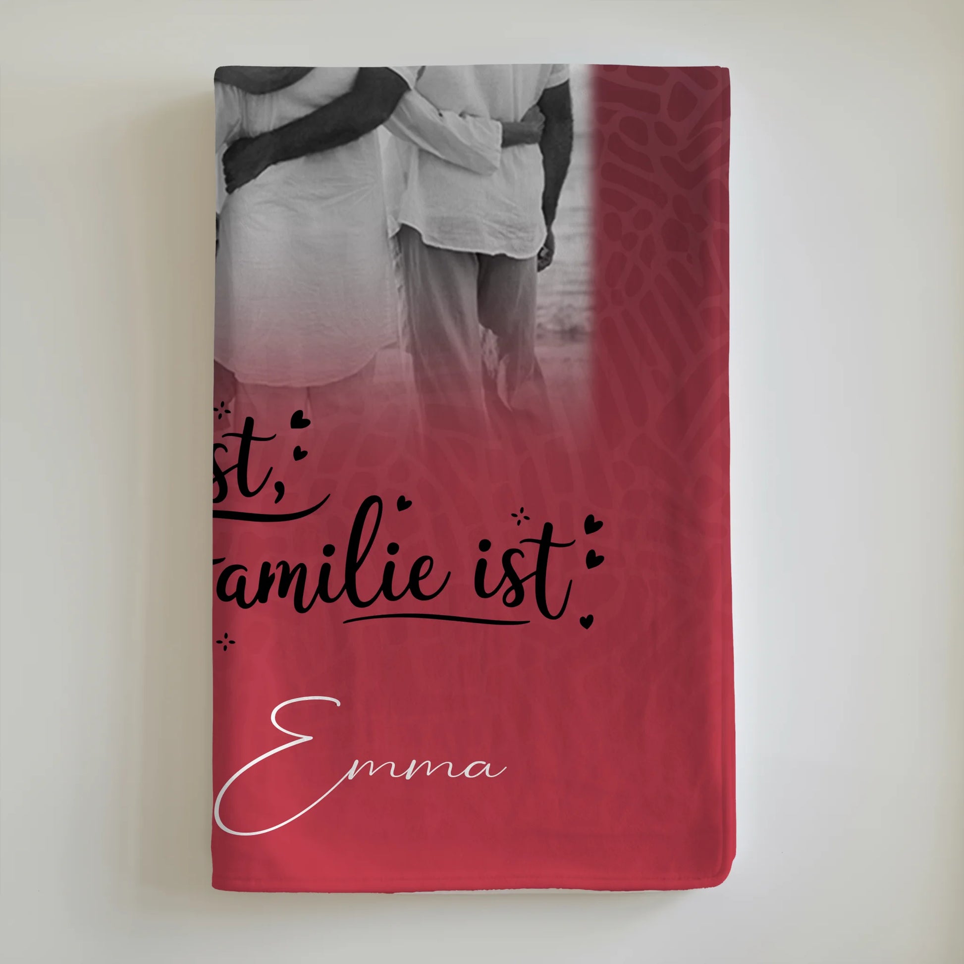Decke Mit Namen 1 Foto Zu Hause ist personalisiertes Geschenk für Zuhause 6