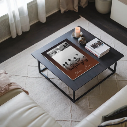 Wandbild Familie Personalisiert mit 3 Fotos Family Is Everything Individuell gestaltet