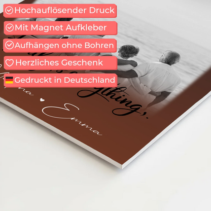 Wandbild Familie Personalisiert mit 3 Fotos Family Is Everything Individuell gestaltet