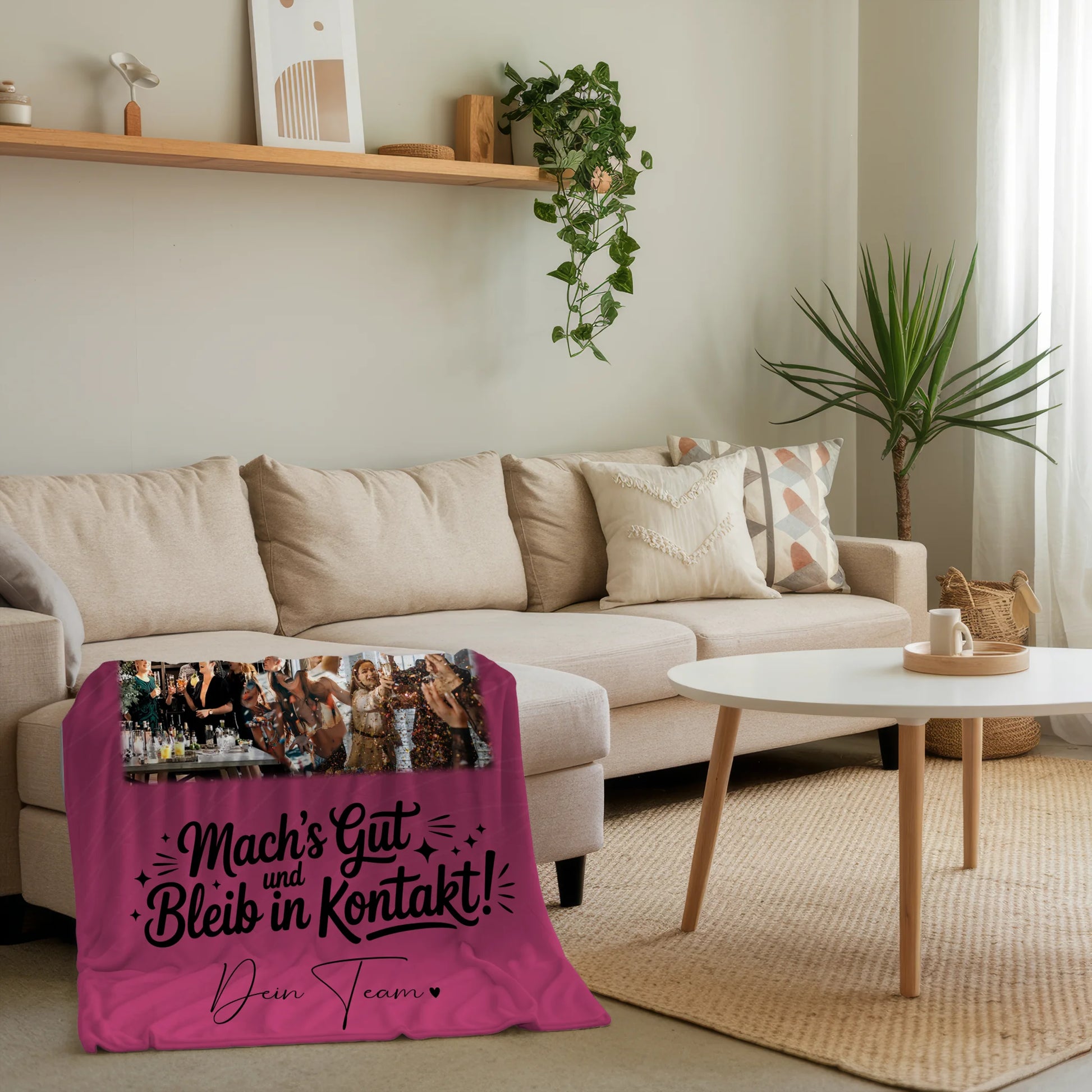 Personalisierte Decke Mit Namen 8 Fotos und 1 Herz Foto Halb so chaotisch und halb so schön 4