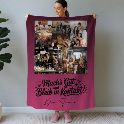 Personalisierte Decke Mit Namen 8 Fotos und 1 Herz Foto Halb so chaotisch und halb so schön 1