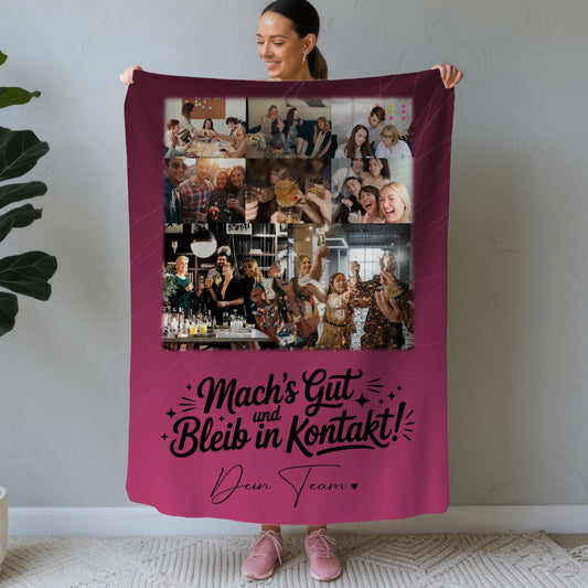 Personalisierte Decke Mit Namen 8 Fotos und 1 Herz Foto Halb so chaotisch und halb so schön 1