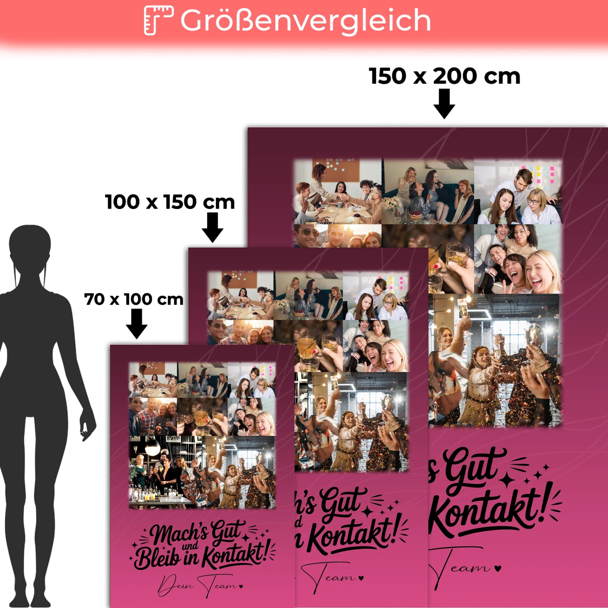 Personalisierte Decke Mit Namen 8 Fotos und 1 Herz Foto Halb so chaotisch und halb so schön 5