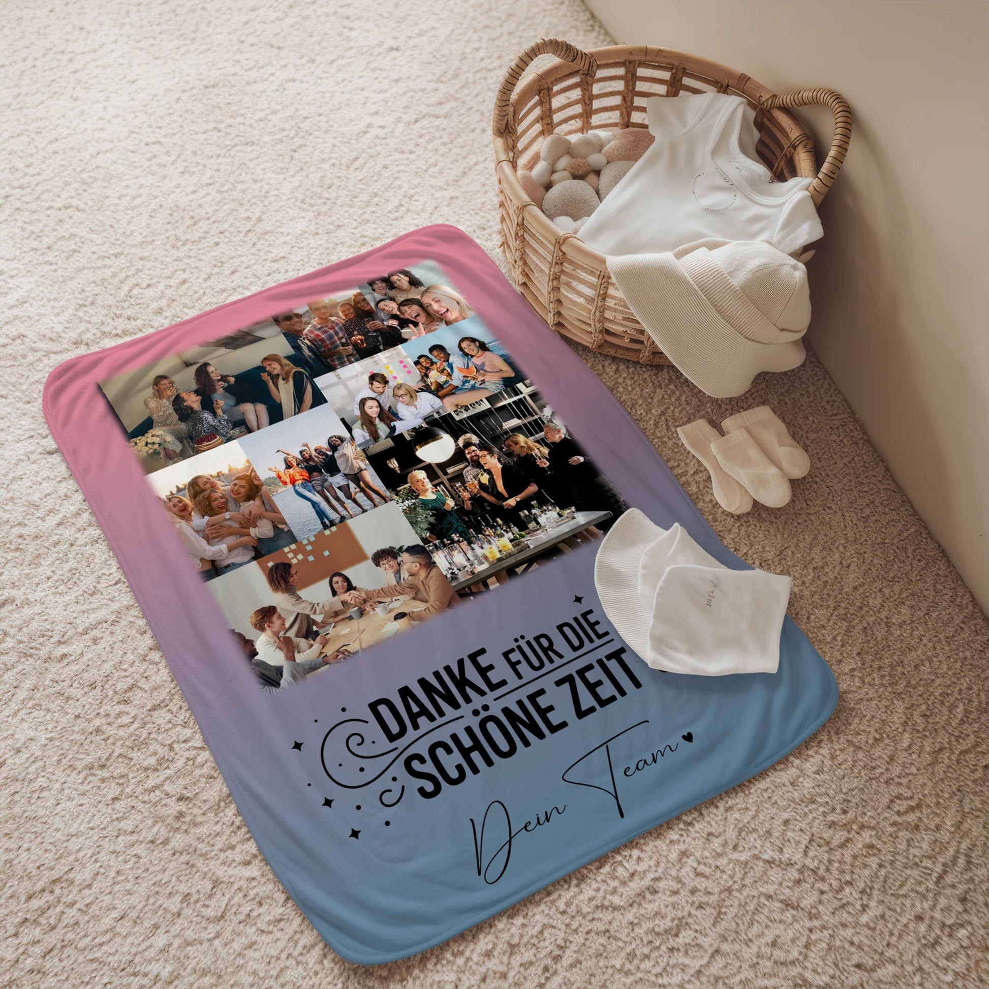 Decke Mit Namen 9 Fotos Ein Leben lang an deiner Seite personalisiertes Geschenk 2