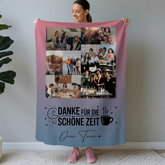 Decke Mit Namen 9 Fotos Ein Leben lang an deiner Seite personalisiertes Geschenk 1