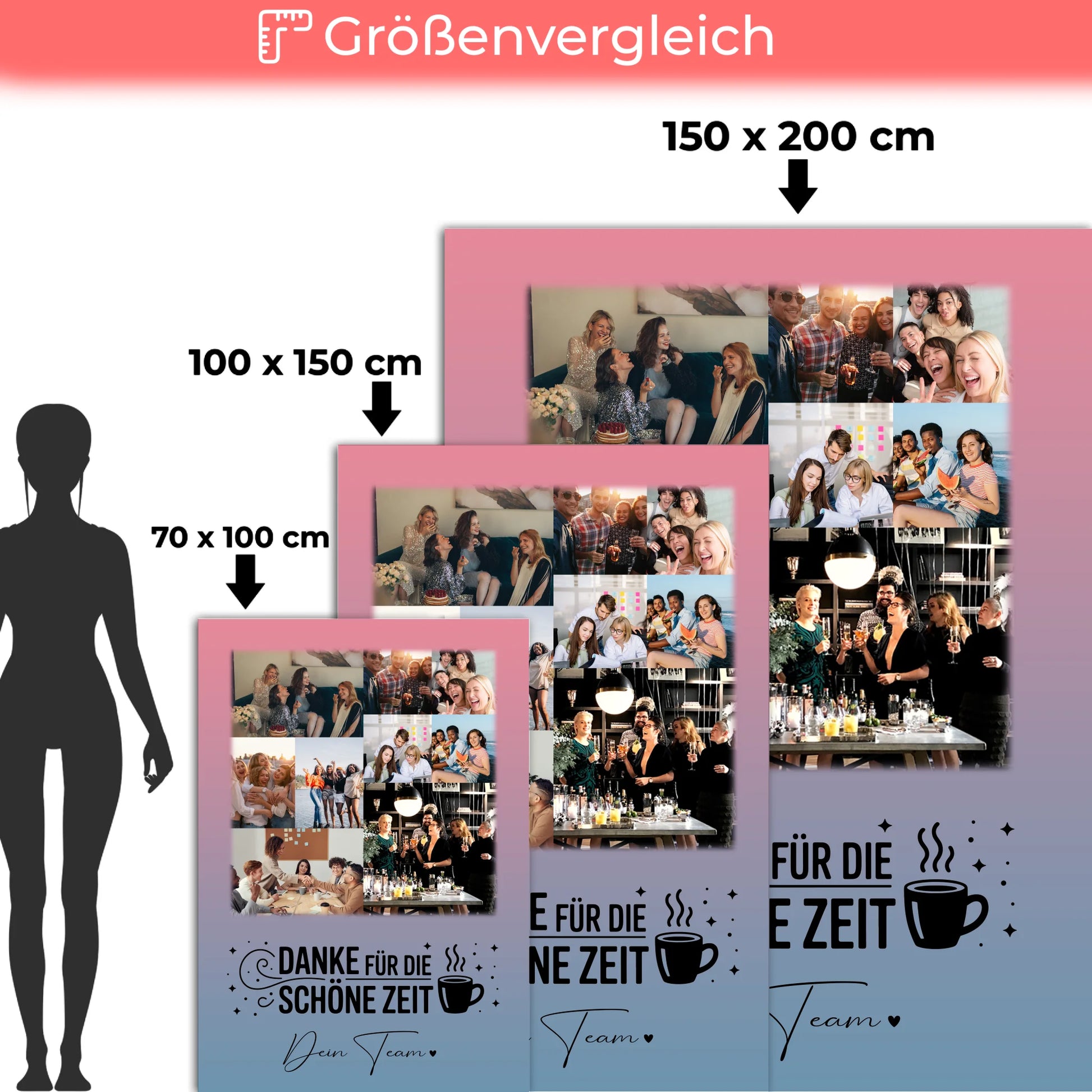 Decke Mit Namen 9 Fotos Ein Leben lang an deiner Seite personalisiertes Geschenk 5