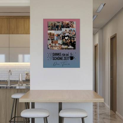 Personalisiertes Fotoboard Magnet Wandbild 9 Fotos Ein Leben lang an deiner Seite 8